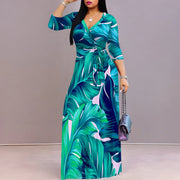 Vacation V-Neck Wrap Dress